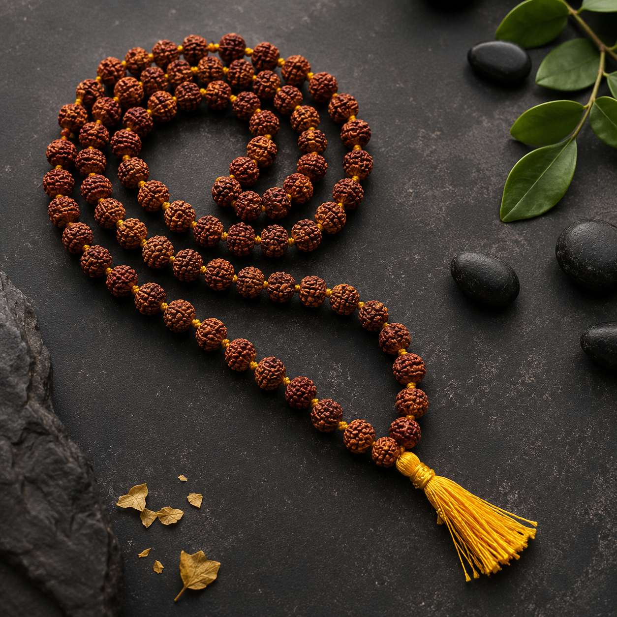 Brown Rudraksha Mala - 108