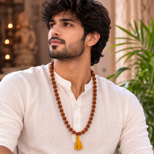 Brown Rudraksha Mala - 108